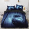 YURKO 135X200 cm Bettwäsche 135X200 Mädchen Mit 2 Kissenbezügen 80X80Cm Kein Bügeln Eule Allergiker-Bettwäsche Polyester Baumwolle