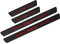 MAATEE 4 Stück Auto Kohlefaser Einstiegsleisten TüRschweller Aufkleber, für Kia Ceed Stinger Rio Sportage Soul Picanto Stonic Morning RIOXLINE Sorento, Kick Plates Schutz AntiKratz Abnutzungs,C-GT Red