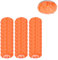 30pcs Fire Alarm Dust Covers Paint Cover, Reusable Smoke Detector Cover Cap Plastic Smog Alarm Cover Suitable for Indoors Home Kitchen Cooking Baking(Orange)