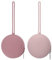 Silikon Schnullerbox 2 Pack, BPA-Freiem Silikon Schnullertasche Aufbewahrung Für 2 Schnuller, Tragbare Schnulleraufbewahrung Box Lila Und Rosa