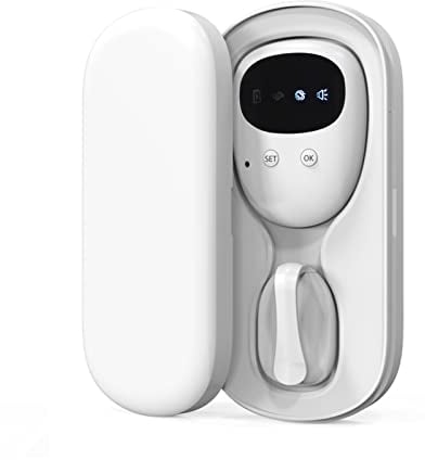 Kabelloser Bettnässer-Alarm Piss-Alarm mit Empfänger & Clip-on-Sender für Jungen Grils Kinder Töpfchentraining Seniorenpflege 10-20M Wirkbereich Vibrationsgeräusch Erinnerung Eingebauter Akku mit