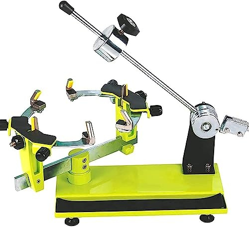 Tisch-Badminton-/Tennisschläger-Besaitungsmaschine, schwere Hammer-Badmintonschläger-Besaitungsmaschine, 6-Punkt-Montagesystem, 360°-Drehteller mit getrennter Bremse, mit getrennter Bremse für Tennis