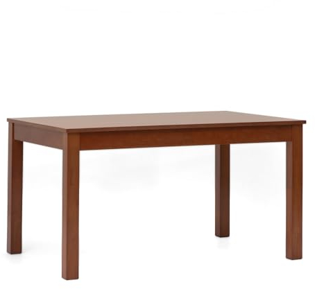 BOX FURNITURE Mesa de Comedor Extensible de Madera Natural, Ajustable de 135 a 180 cm, Color Cerezo - Elegante y Resistente