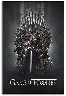VZRSQZK Game of Thrones Poster Ed Ned Stark Poster, Wandposter, Modernes Familienschlafzimmer-Dekor, 20 x 30 cm