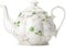 BTaT Théière florale en porcelaine anglaise de 1,077 g, parfaite pour le service à thé et les fêtes