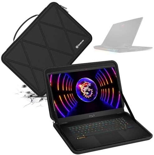 Smatree Custodia protettiva rigida in EVA compatibile con MSI GT76 Titan DT 10SGS-055 da 17,3 pollici, custodia rigida impermeabile per laptop MSI da 17,3 pollici (X8334)