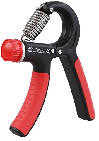 Eighosee Clamp Handle Muscle Strength Exercise Hand Grip Device Fitness 10-40 kg wrist hand Black