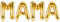 Party Austria Folienballon Schriftzug 35cm Höhe Buchstabenballon Mama/Papa/Oma/Opa Luftballon (Mama)