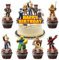 7 Stücke Rob Cake Toppers Set, Rob Geburtstags Kuchen Dekoration, Rob Cupcake Topper, Acrylmaterial, Party Dekoration, Geburtstagsfeiern für Jungen und Mädchen, Babypartys, Themenpartys
