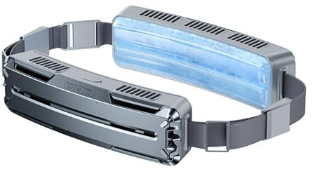 Portable Waist Fan - Portable Fan, 12000MAh Portable Body Fans | 3 Speed Rechargeable Waist Cooling Fan with Adjustable Belt,