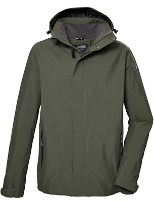 killtec Herren Funktionsjacke/Outdoorjacke mit abzippbarer Kapuze KOS 87 MN JCKT_XENIOS, oliv, 5XL, 43281-000