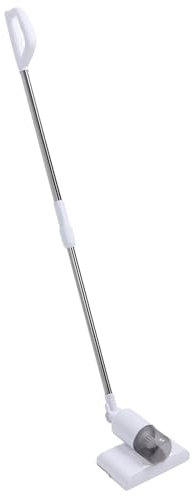 SUNFECILI Aspirateur de Fenêtre Rechargeable par USB, Outil de Nettoyage de Vitres électrique sans Fil, Nettoyeur de Vitres Portatif avec Poteau Télescopique à Tête Réglable à 180 Degrés
