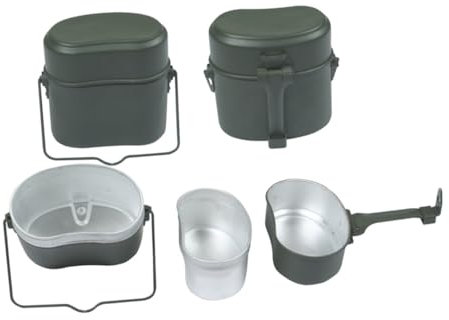 MAGICLULU 3 1 Alu-Bausatz beheizbare Kantine Camping Wasserkocher Speisebecher
