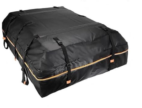 JTYQWD Dachträger Gepackträger Outdoor-Koffer Für Autodach 550L 20 Zoll Autodachtasche Tragbare Und Faltbare Aufbewahrungstasche Für Autodachbox Gepäcktasche Dachboxen(20 inch Black)