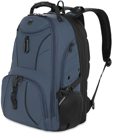 SwissGear 1900 Scansmart TSA 17-inch Laptop Backpack, Blueberry, 19-inch, 1900 Scansmart Tsa 17-inch Laptop Backpack
