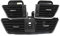 ASDGH Auto-Einlassluft-Grill-Abdeckung, passend for Skoda, for Octavia 3 MK3 A7 2013–2020, 5E0819701, 5E0819702, 5E0820951, 5E0819203 Lüftungsgitter am Armaturenbrett(1 Set)