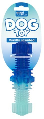 YöL Vanilla Scented Screw Dog Chew Toys Play Pet Puppy Dental Hygiene Durable Stimulating Interactive