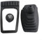 EXTRWORY Juego de 3 pomos de palanca de cambios, con marco y cubierta antipolvo para golf MK2 II para Jetta II 191711115 191863216 con cubierta protectora