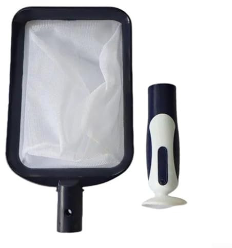 DAZZLEEX Piccola rete da pesca per la pulizia della piscina, con attacco a parete, per piscine fuori terra e interrate, 32 x 13 x 10 cm