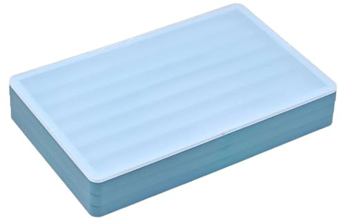 Interlocking 3 Layer Key Cap Holder Clear Separable Tray Anti-Slip Base for Keyboard