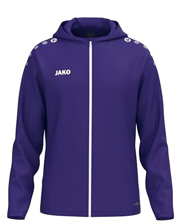 JAKO One Kapuzenjacke – Atmungsaktive Sportjacke für Herren aus 100% Polyester, mit weichem Micro-Fleece, ideal für Sport und Freizeit