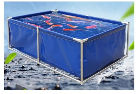 Piscina fuori terra extra spessa per esterni, portatile, in tela, per uso domestico, semplice balcone, piscina, 300 x 200 x 60 cm, ideale per divertimento in famiglia