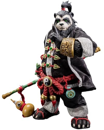 Next Fig MEMORYTOYS World of Warcraft Pandaren WuQinglie-Cloud Wanderer Edition, sehr detaillierte bewegliche Sammelfigur für erwachsene Gamer & Fans, Actionfiguren, H-25 cm