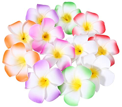 Frcolor Lot de 12 pinces à cheveux à fleurs, Hibiscus hawaïen