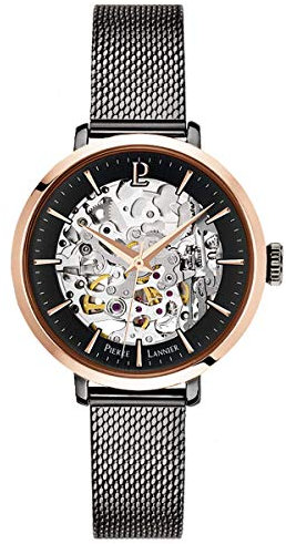Pierre Lannier Femme Analogique Automatique Montre avec Bracelet en Acier Inoxydable Massif 314C988