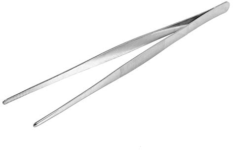 Brucelles De Cuisine - Brucelles En Acier Inoxydable, Brucelles Droites De 30 Cm Pour Pinces À Aliments, Outil De Cuisine De Jardin Pour Le Jardin Des Aliments