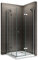 MAYA Cabine de douche H 180 cm verre transparent 80 x 100 cm