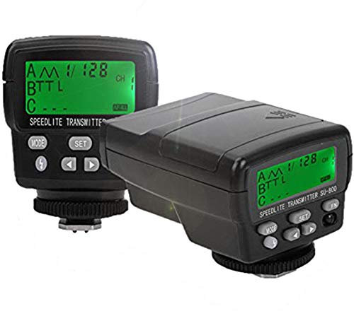 Topiky Transmetteur de déclenchement sans Fil SU800, contrôleur de Flash Déclencheur de lumière avec stroboflash I-TTL/AA/M/RPT pour Appareil Photo CLS SB910 SB800