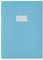HERMA 7066 Heftumschlag A4 Papier Hellblau, Hefthülle mit Beschriftungsfeld aus extrem kräftigen Papier & satten Farben, Heftschoner für Schulhefte, farbig