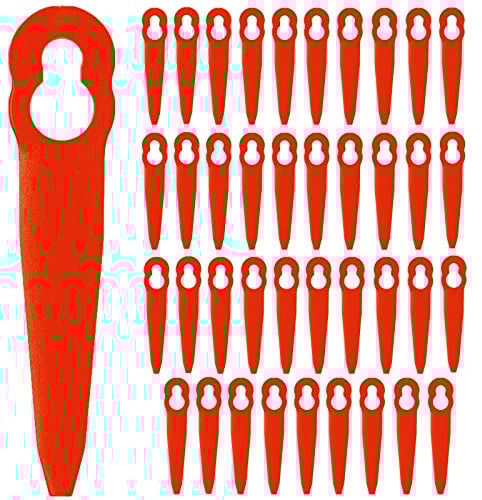 SPARES2GO Plastic Blades Compatible with STIHL FSA 45 Cordless Grass Trimmer Strimmer (Pack of 40)
