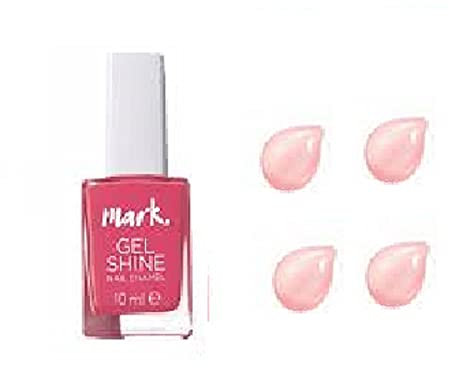 Pack of 4 Avon Mark Gel Shine Nail Enamel I Pink I Can 4 x 10ml by Avon