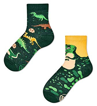 Many Mornings Unisex Kinder The Dinosaurs Kids Mismatched Socken