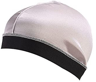 2 Stück Silky Velvet Durag Wave Cap Samt Sport Do-rag Headwrap Turban Cap für Männer Frauen