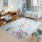 TAPISO Emma Teppich Waschbar bei 30 Grad Blau Bunt Kinder Zahlen Lernen Einmaleins bedruckter Kinderteppich Antirutsch Kinderzimmer Jugendzimmer Modern ÖKO-TEX 160 x 230 cm