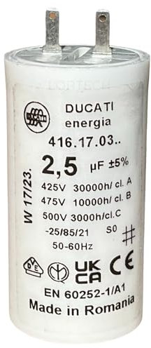 Condensateur 2,5μF 6Nm pour volet roulant
