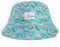 Blackskies® Tropical Flamingo Bucket Hat | Unisex Sonnenhut Fischerhut Floral Urlaub Sommer Mintgrün