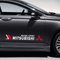 LYYMX Autoabzeichen Logo für Mitsubishi, Schwarz, Kunststoff, Chrom, Mitsubishi Logo Emblem, Autoaufkleber, Auto-spezifisch