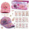 Geschenke für Mädchen DIY Baseballkappe, Kappe Selbst Gestalten mit Juwel Aufklebern, Einschulung Geburtstag Geschenk Mädchen 4 5 6 7 8 9 10 11 12 Jahre, Baseball Cap Bastelset Hut Schule Kinder