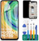 para Xiaomi Redmi Note 10 5G Pantalla LCD para Xiaomi Poco m3 Pro 5G Pantalla Repuesto para Xiaomi Redmi Note 10T 5G LCD Display Touch Digitizer (con Marco,Negro)