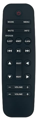 VINABTY 00054813 Ersatz Fernbedienung Kompatibel mit Hama Internetradio Dir-3000