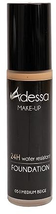 Adessa MAKE-UP 24H water resistant FOUNDATION MEDIUM BEIGE, 30ml