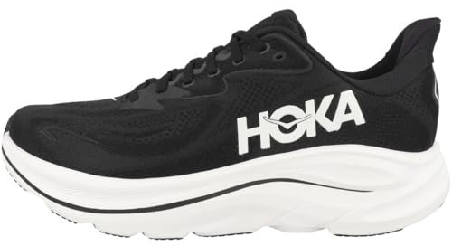 HOKA One One 1162030-BWHT Clifton 10 Black/White Men's Scarpe da Ginnastica Taglia US 9.5