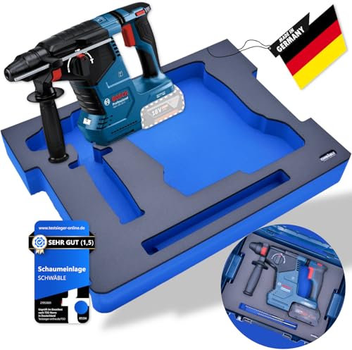 SCHWÄBLE® Schaumeinlage Schaumstoffeinlage für Bosch Akku-Bohrhammer GBH18V-24
