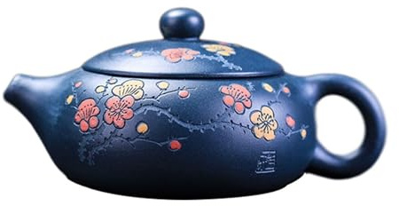 Teeservice Teekanne 160ML Teefilterkanne Thermoskanne Chinesische Traditionelle Handgefertigte Teapot Lila Ton Tea Kettle Mit Motiv Kung Fu Tee Set Yixing Pot Infuser Infusion Pot Für Teeliebhaber