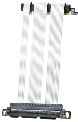 GIGA-MEGA Cavo riser PCIe 5.0 X16 doppio cavo di estensione GPU inverso GEN5 per ITX A4 Case RTX5090 (19 cm)