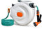 Triclicks Avvolgitubo da parete 20/30 m, tubo da giardino automatico 180° Swive, ugello 8 in 1, avvolgitubo montato a parete, per giardino, irrigazione all'aperto, pulizia auto e moto (30 m)
